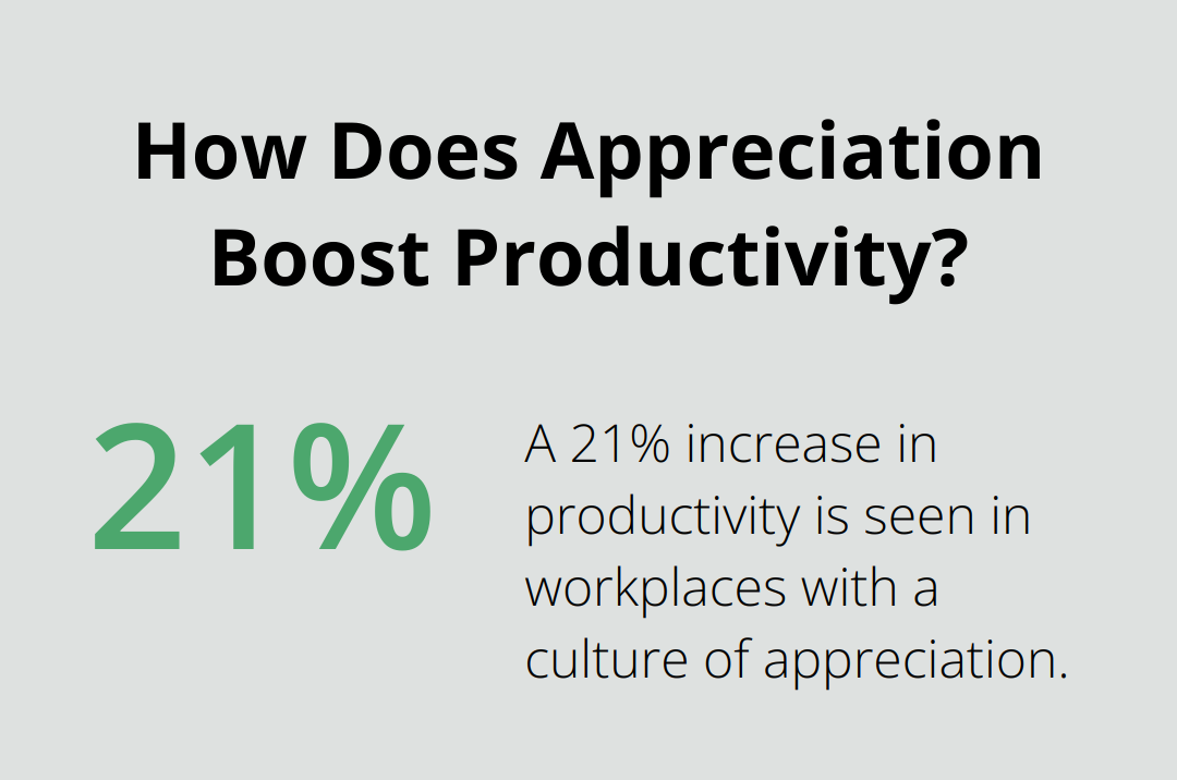 How Does Appreciation Boost Productivity?
