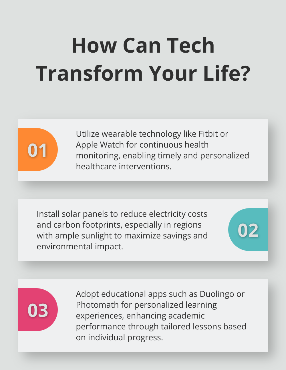 Fact - How Can Tech Transform Your Life?