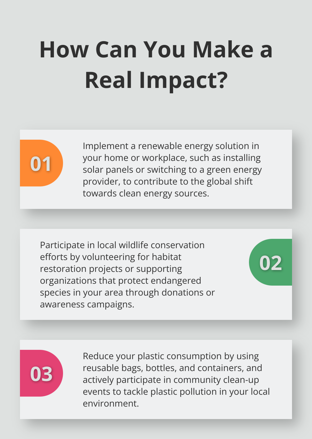 Infographic: How Can You Make a Real Impact? - positive news current events