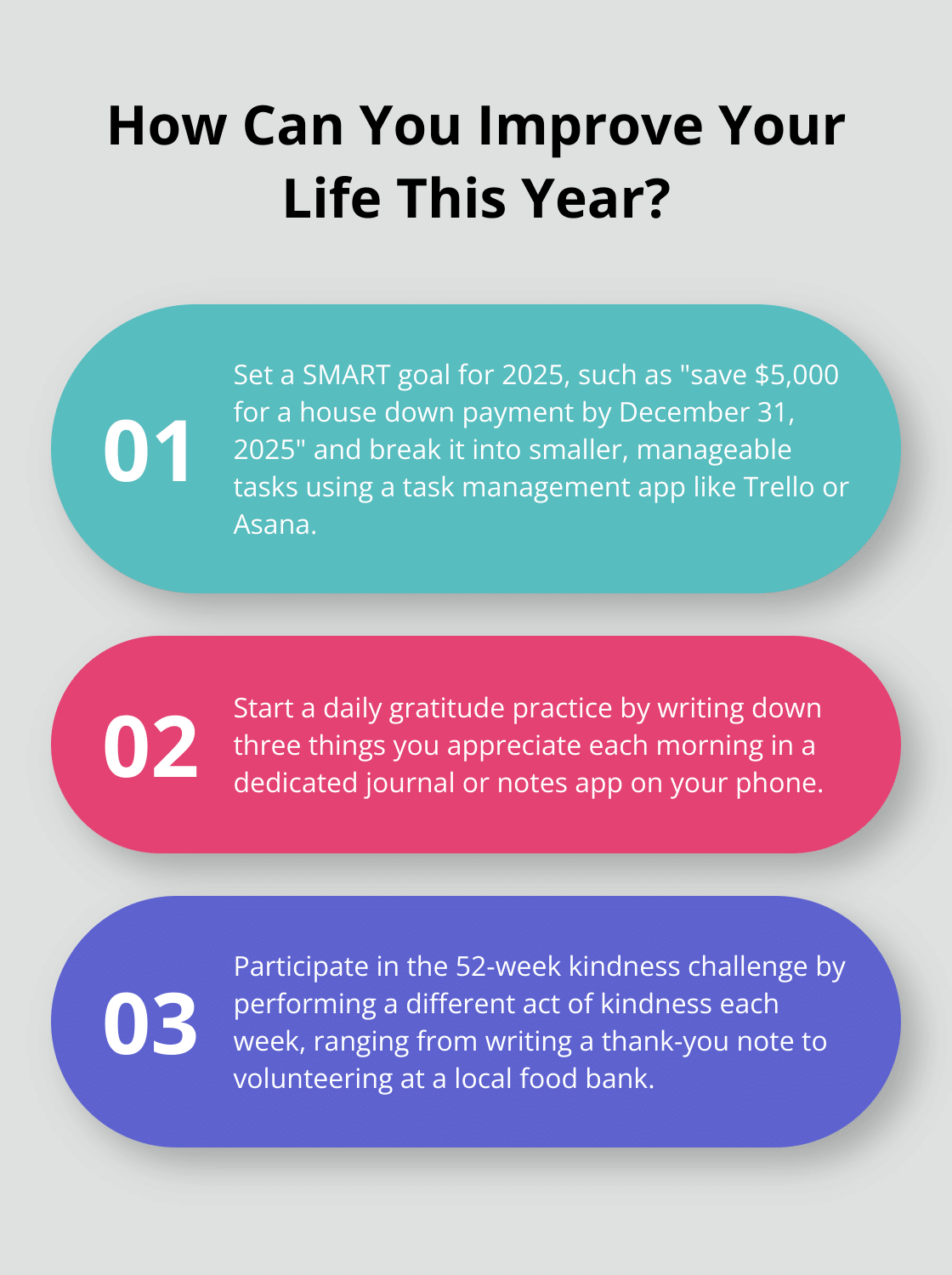 Infographic: How Can You Improve Your Life This Year?