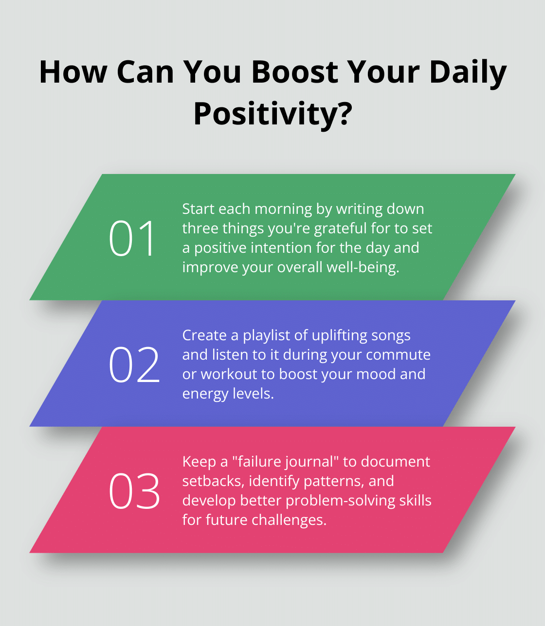 Infographic: How Can You Boost Your Daily Positivity? - a year of positive thinking daily inspiration wisdom and courage