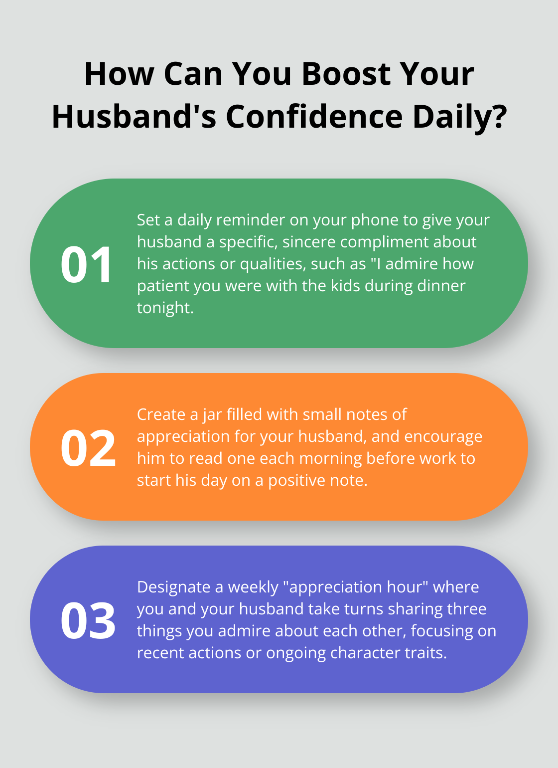 Infographic: How Can You Boost Your Husband's Confidence Daily? - daily positive affirmations for husband