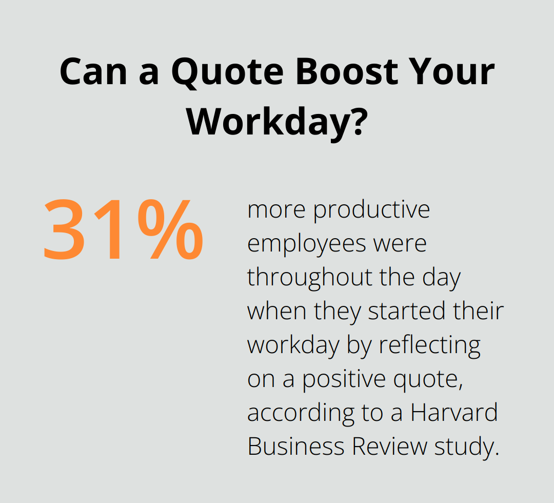 Infographic: Can a Quote Boost Your Workday?