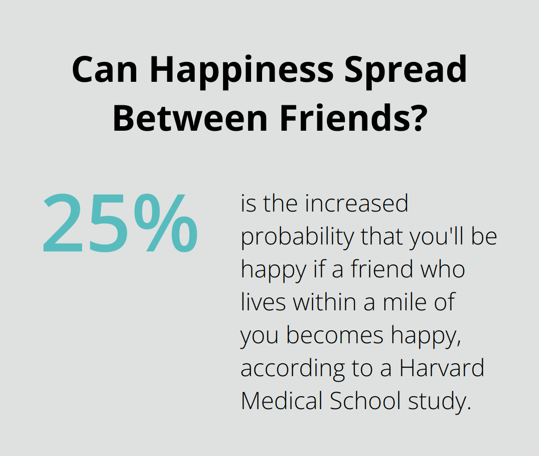 Infographic: Can Happiness Spread Between Friends? - positive life tips