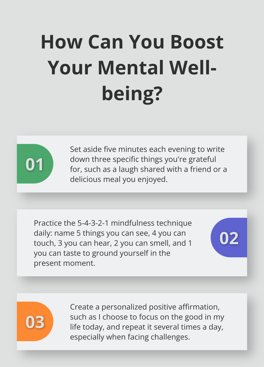 Infographic: How Can You Boost Your Mental Well-being? - positive life tips