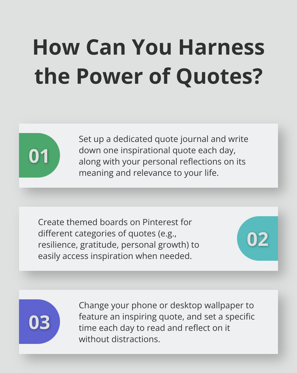 Infographic: How Can You Harness the Power of Quotes? - the daily positive quotations