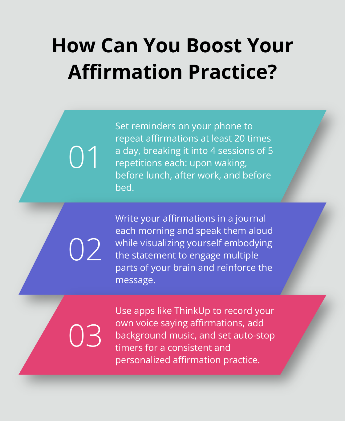 Infographic: How Can You Boost Your Affirmation Practice?