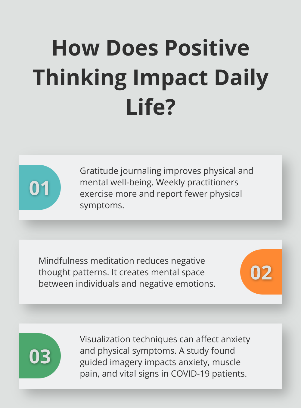 Infographic: How Does Positive Thinking Impact Daily Life?