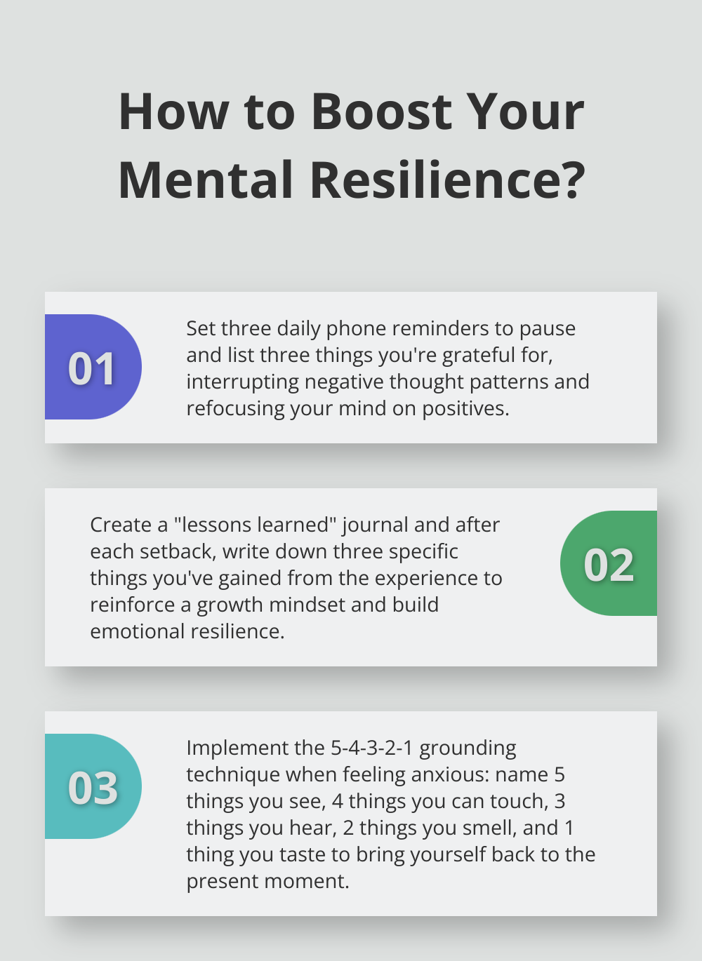 Infographic: How to Boost Your Mental Resilience? - daily positive thought