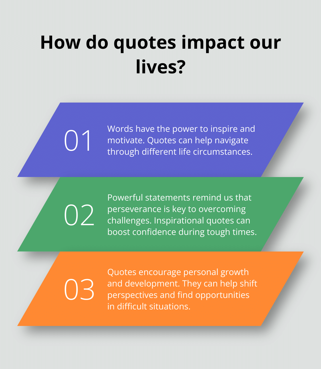 Infographic: How do quotes impact our lives? - positive daily quotes for mental health