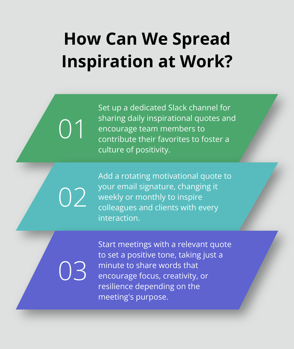 Infographic: How Can We Spread Inspiration at Work? - positive daily quotes for work