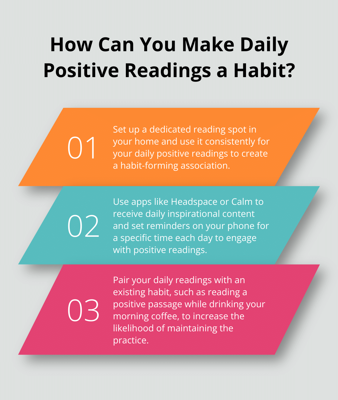 Infographic: How Can You Make Daily Positive Readings a Habit?