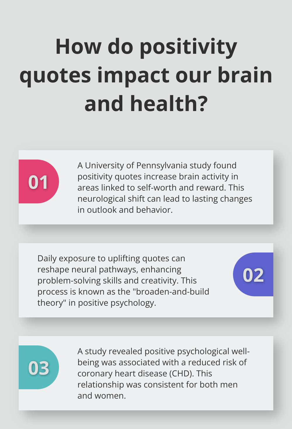 Infographic: How do positivity quotes impact our brain and health?