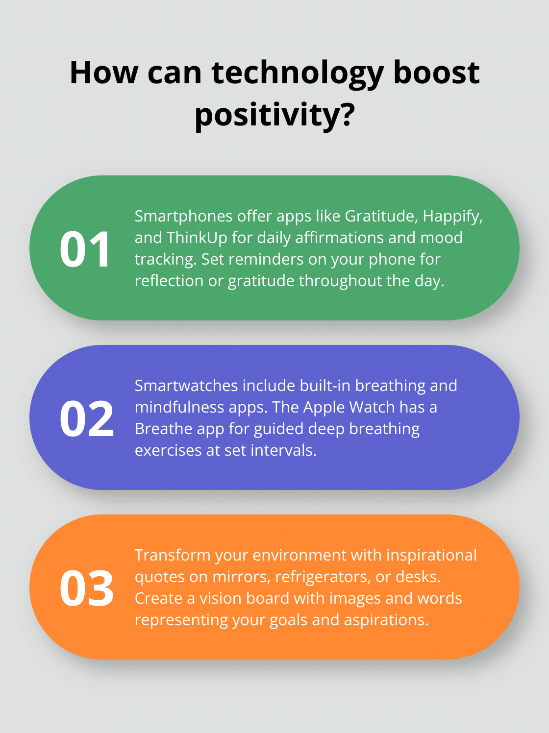 Infographic: How can technology boost positivity?